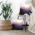 thumbnail image 5 of LALILO Throw Pillow Covers Sea Lake Mountain Ancient Beautiful Cushion Cover 18" x 18", 2 Pack, 5 of 6