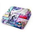 thumbnail image 2 of Wijzvio I Love Gymnastics Throw Blanket Soft Fuzzy Fleece Blanket For Couch Bed Living Room Decoration 80"X60", 2 of 9