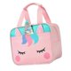 thumbnail image 4 of Kids Lunch Bag Preschool Students Cartoon Portable Insulated Thermal Lunch Box Bag Pink, 4 of 5