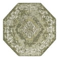 thumbnail image 3 of Unique Loom Outdoor Traditional Collection Area Rug - Valeria (5' 3" Octagon Green/Light Green), 3 of 7