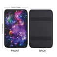 thumbnail image 2 of WIRESTER Car Armrest Pad Cover, Neoprene, 125” x 7”, Nebula Galaxy Purple, 2 of 6