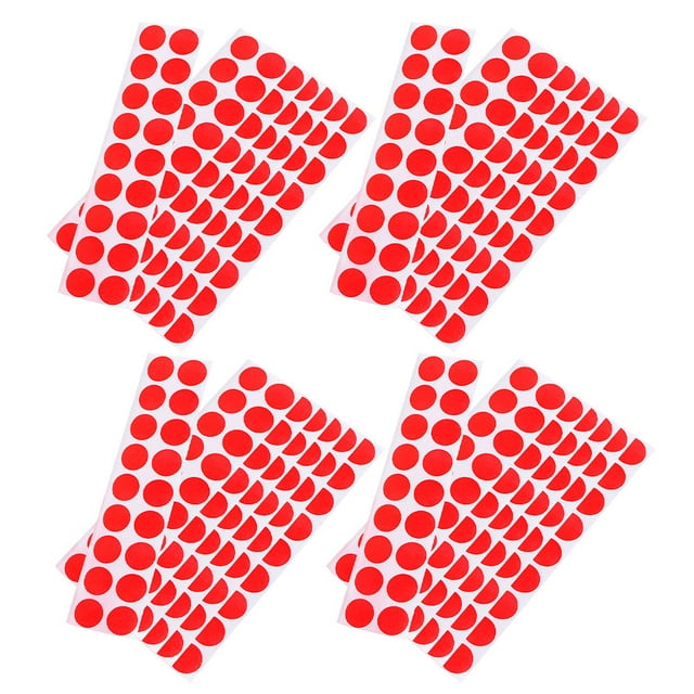 IFANLANDOR 2 Ensembles d'Autocollants Cibles Ronds Rouges à Pois Collants Papier Cible Entretien Intégrité Tireurs de Sport
