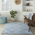 thumbnail image 2 of Nourison Venosa Geometric Indoor Area Rug - 3'9" x 5'9" Blue/Ivory, 2 of 8
