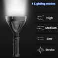 thumbnail image 4 of Guardoinrt Super Bright Spotlight Powerful LED Flashlight USB Rechargeable Flashlight Portable Waterproof, 4 of 6