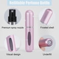thumbnail image 4 of Botella de Perfume vacía de 5ml (2 uds.), Mini botella atomizadora de Perfume de viaje portátil recargable, botellas de Perfume para hombres y mujeres, 4 of 5