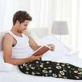 thumbnail image 4 of Cauagu Daisy Mens Pajama Pants Sleep & Lounge Pants,PJ Bottoms with Pockets-X-Large, 4 of 7