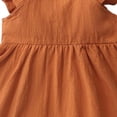 thumbnail image 4 of Edvintorg Girls Dresses Cute Ruffle Hem Sleeveless Loose Fit Casual Princess Dress Kids Clothes Girls Size 0-6, 4 of 8