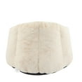 thumbnail image 6 of New Bean Bag Chairs for Adults Floor Sofa Chair with with Back Support Stuffed Floor Sofa for Living Room, Bedroom, Apartment, Beige, 6 of 9