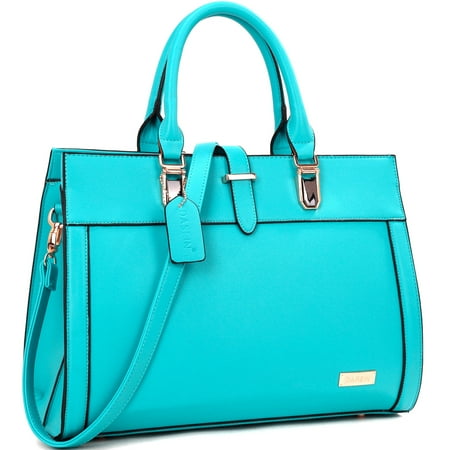 French Purse Rose - Faux Leather Work Satchel