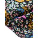thumbnail image 5 of Blusa de mujer plus size con flores Agnes Orinda, con encaje en el frente, cuello redondo, mangas cortas, camiseta casual de verano 1X negra, 5 of 6