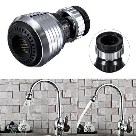 2 Pcs 360 2 Modes Aerator Water Bubbler Swivel Head Saving Tap