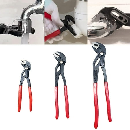 

WinysinMultifunctional Fast Water Pliers 7 Inches 10 Inches 12 Inches Adjustable Water Pipe Pliers Household Large Opening Bathroom