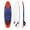 Red, variant on 6ft Surfboard for Beginners with Fins, Leash & Pad - Red/Yellow/White - Adult & Kids - EPE/EPS/PP Foam Surf Board