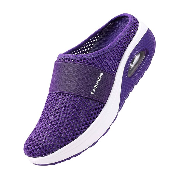 Jsezml Womens Air Cushion SlipOn Walking Shoes Orthotic Sandals