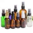 thumbnail image 1 of Frascos de muestra de perfume para cosméticos, de vidrio marrón, para desinfección y emulsión oscura, prensado, botella de aceite esencial, botella rociadora, 1 of 3