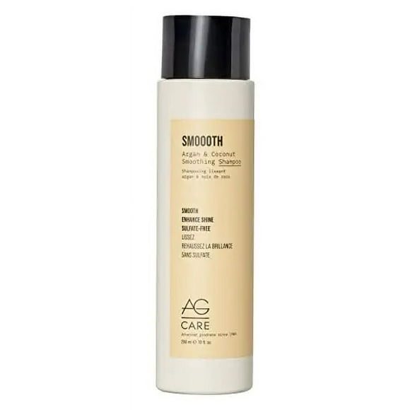 AG HAIR CARE par AG HAIR CARE, Shampooing ARGAN et Noix de Coco Sans Sulfate Lisse 10 OZ