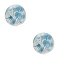 thumbnail image 2 of Youkk Decorative Dreamball With Flower Creating Enchanting Atmosphere Resin Gift Hydrangea blue 8cm 2Set, 2 of 6