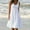 White, variant on Aloohaidyvio Blouses for Juniors,Womens Holiday Summer Solid Color Sleeveless Party Beach Dress
