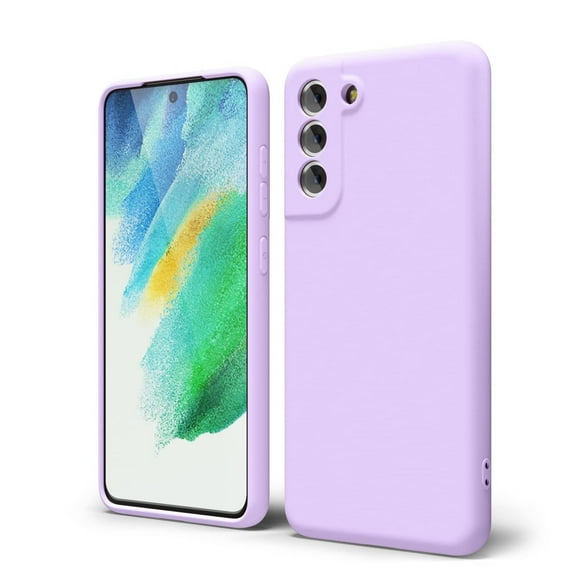 oakxco - Funda de silicona líquida para Samsung Galaxy S21 FE 5G, bonita funda delgada de goma suave