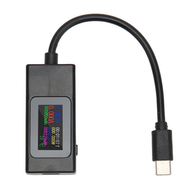Probador USB voltaje de corriente profesional tiempo de potencia medición precisa medidor USB C bidireccional 4-30V 0-6.5A