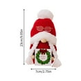 thumbnail image 2 of Gnome Christmas Tree Topper, Swedish Tomte Gnome Christmas Ornaments Santa Gnomes Plush Scandinavian Christmas Decorations Holiday Home Décor, 2 of 5