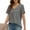 Gray, variant on Otvok Summer Tops for Women Solid Casual Trendy Short Sleeve T Shirts Scoop Neck Tee Shirts