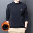 thumbnail image 5 of Winter Half Turtleneck Thickened Warm Base Sweater for Men, 5 of 6