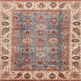 thumbnail image 1 of Ahgly Company Indoor Square Abstract Burly Brown Oriental Area Rugs, 8' Square, 1 of 6
