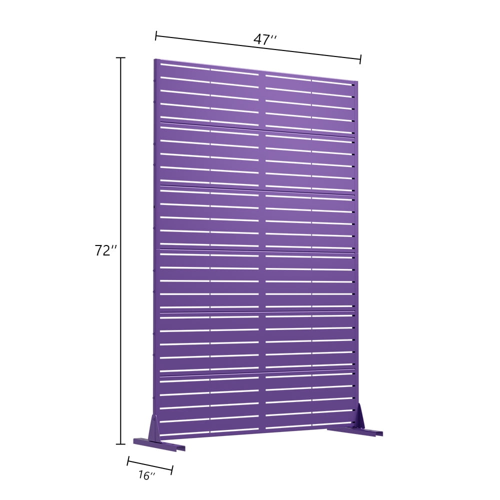 MAYEERTY Privacy Screen Fence, Heavy Duty Fence Privacy Screen Outdoor 72x47x16in 6-Piece Set