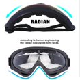 thumbnail image 4 of Juego de 2 lentes transparentes amarillas para motocicleta LJDJ, 4 of 7