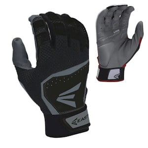 1 PAIR BLACK YOUTH KIDS EASTON MAKO BEAST BASEBALL BATTING GLOVES MEDIUM M