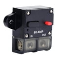 thumbnail image 4 of Portafusibles De Reinicio Manual 80A Disyuntor De Audio Modificado Para Automóvil Restaurable Interruptor De Reinicio Manual Portafusibles ANGGREK Car Audio Fuse Block, 4 of 8