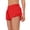 Red, variant on IWRICH Athletic Running Shorts for Women with Zipper Pocket Soft Gym Workout Shorts with Mesh Liner Activewear Pants Hot Pink XL