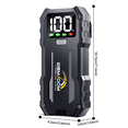 thumbnail image 3 of BSMOOM 7000A Car Jump Starter, 26800mAh Car Jump Starter Battery Pack for up to All Gas/10.0L Diesel Engines, 12V Portable Jump Box with LED Display, LED Light, Power Bank with Type-C Port, 3 of 11