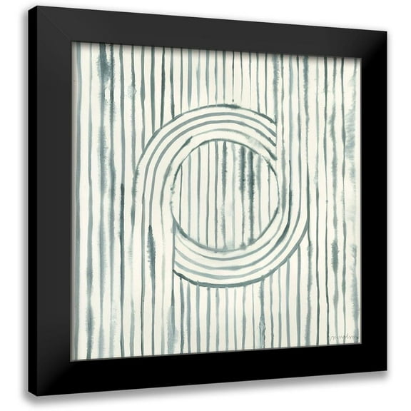 Lam, Vanna 12x12 Black Modern Framed Museum Art Print Titled - Gyrate I