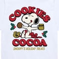 thumbnail image 3 of Peanuts - Snoopy Christmas Cookies and Cocoa - Toddler And Youth Short Sleeve Graphic T-Shirt, 3 of 6