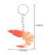 thumbnail image 4 of 8pcs Simulation Shrimp Keychains Realistic Shrimp Pendant Bag Backpack Keychain, 4 of 4