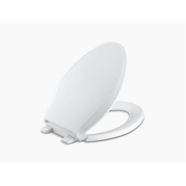 Kohler K76710 Cachet QuietClose Elongated Toilet Seat, White