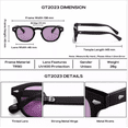 thumbnail image 5 of Gafas De Sol Con Protección Uv400, Morado, 5 of 5