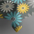 thumbnail image 5 of 60x60in(152x152cm) Square Tablecloth, Waterproof Polyester Table Cover, Wrinkle Resistant & Washable Fabric for Dining, Kitchen, Picnic, Daisy Flowers Print, 5 of 6