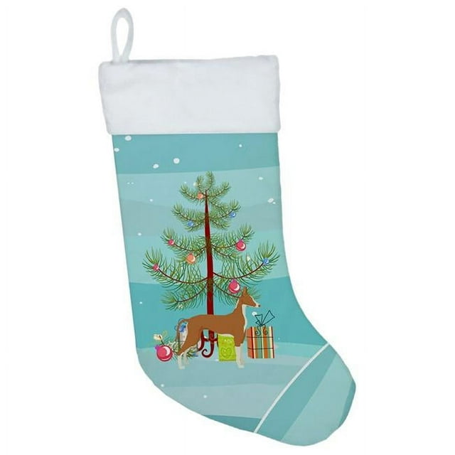 Carolines Treasures CK3545CS Ibizan Hound Christmas Tree Christmas Stocking