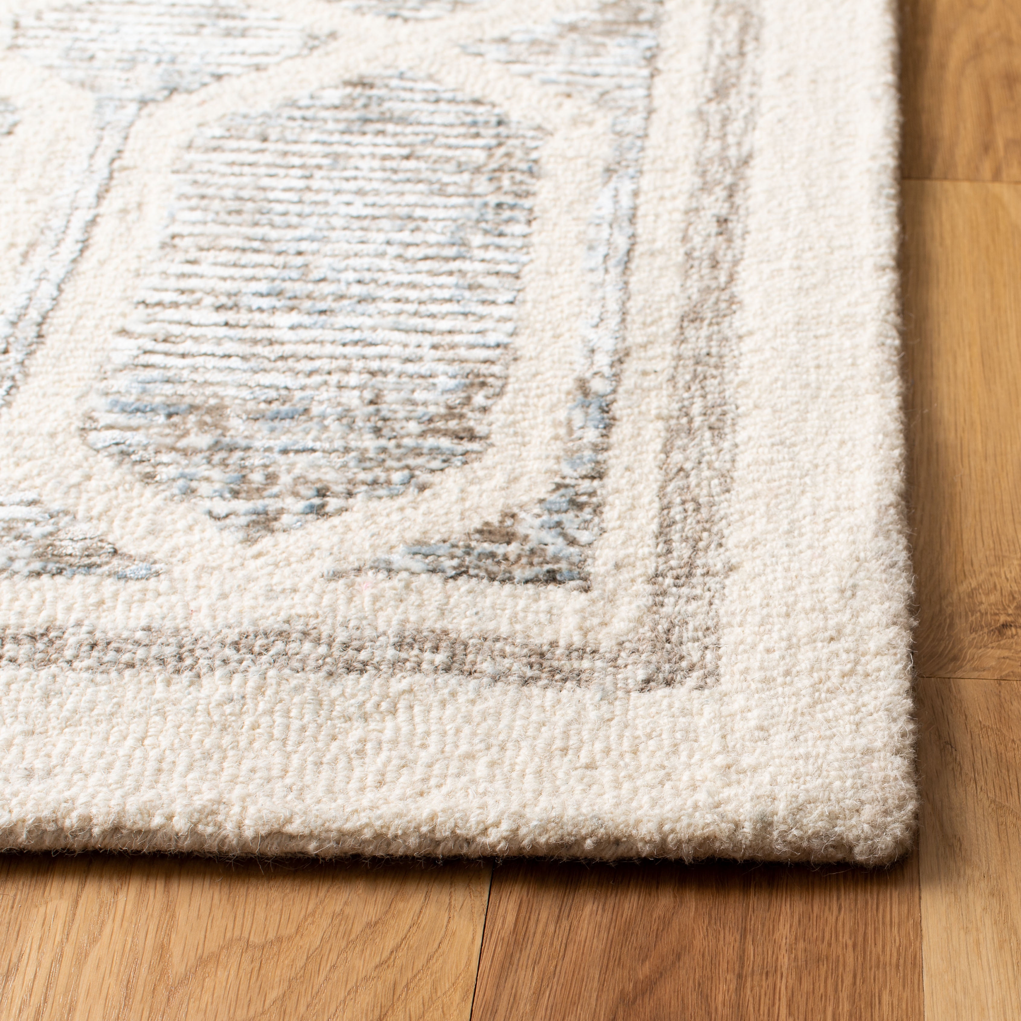 SAFAVIEH Artistry Jorie Geometric Area Rug, Ivory/Beige, 9' x 12'