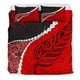 thumbnail image 5 of Juego de cama Paua Shell Maori Silver Fern, Rojo, 5 of 6