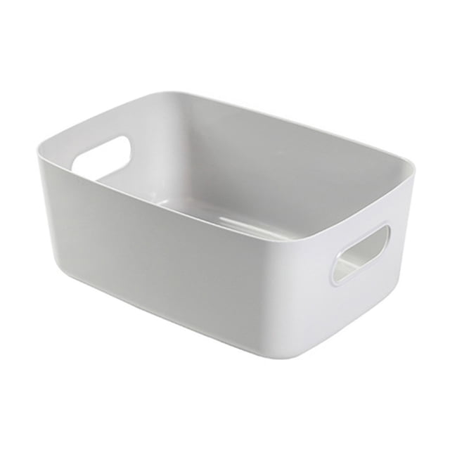 Desktop Storage Basket Cosmetic Storage Box Desktop Sundries Organizer Household Kitchen Storage Container Desktop Storage Basket PP Cosmetic Storages Box Desktops Sundries