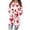 White3, variant on fatyb Womens Valentine Cute Cardigan Heart Print Long Sleeve Open Front Outerwear Lightweight for Women