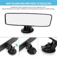 thumbnail image 4 of Rearview Mirror Durable Adjustable Interior Accessories Driving Instructor Mirror for Car 240x65mm White, 4 of 7