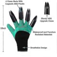 thumbnail image 2 of Digging Gloves Gardening Dipping Labor Protection Paws Garden Planting Vegetable Flowergreen, 2 of 5