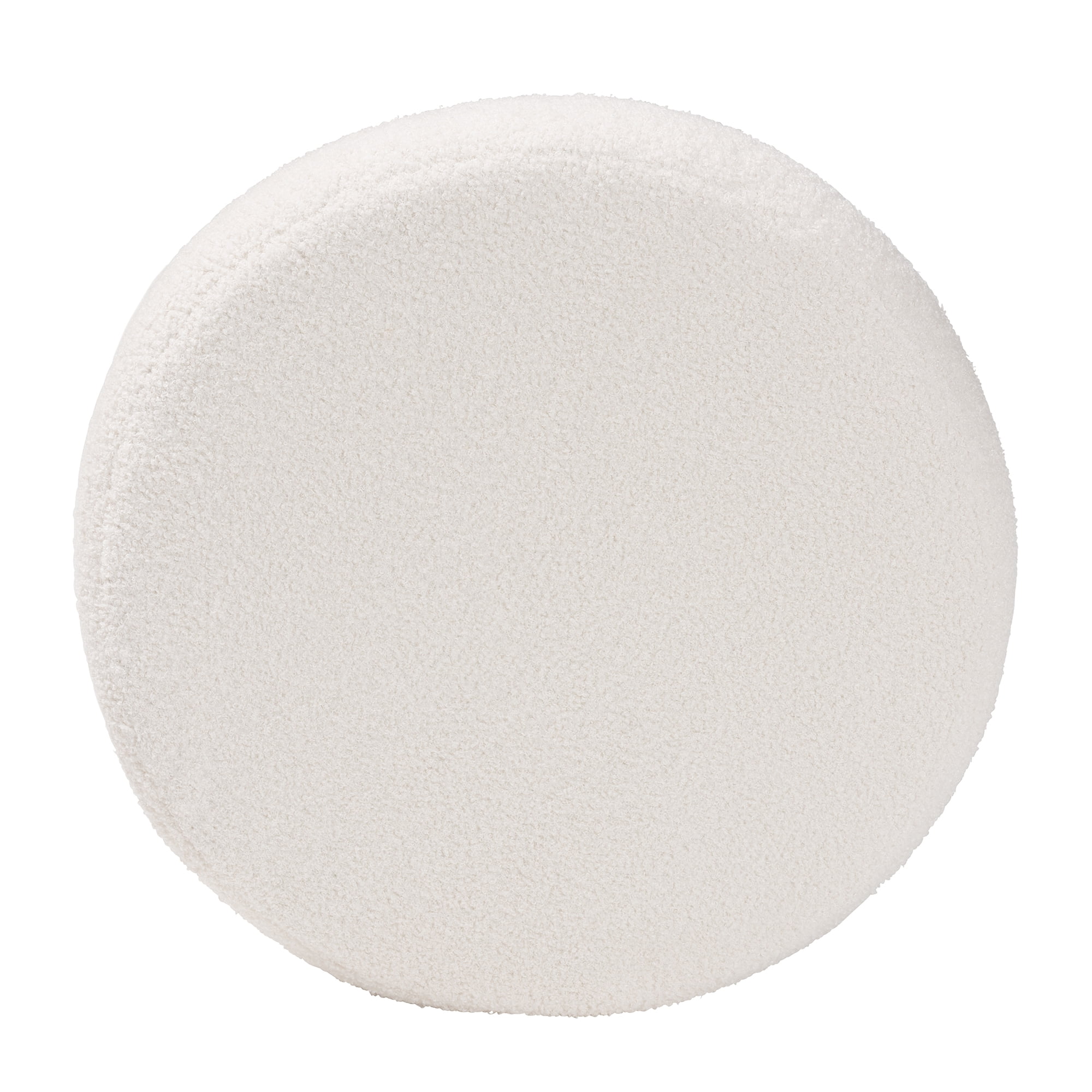 Baxton Studio Tabitha Modern and Contemporary Ivory Boucle Upholstered Storage Ottoman
