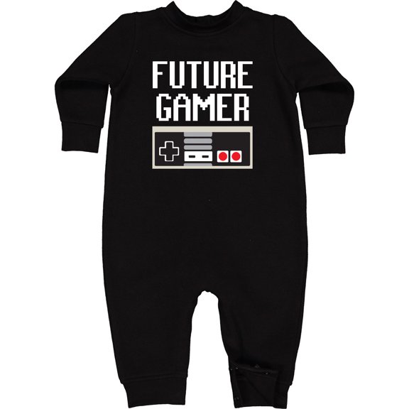 Inktastic Future Gamer. Baby Fleece Romper