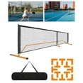 thumbnail image 3 of koolsoo Portable Pickleball Net 22ft Equipment Pickle Ball Net for Game Party Tennis Orange, 3 of 9